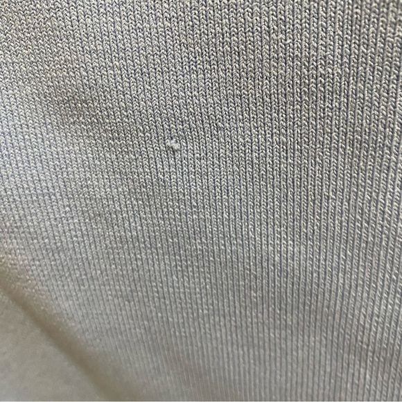 Zara Periwinkle Stretchy Knit Sheer Balloon Sleeve Cropped Square Neck Top S - Picture 9 of 9